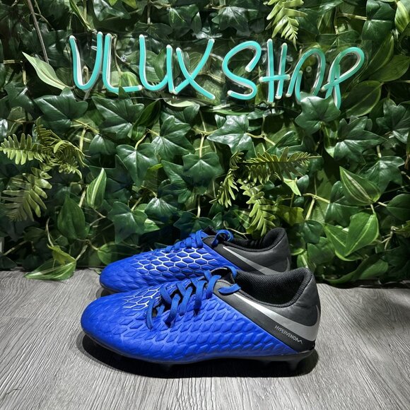 Nike Hypervenom 3 Club FG Soccer Cleats AJ4145-400 Blue/Silver/Black Sz 6 /7.5 W main image 6
